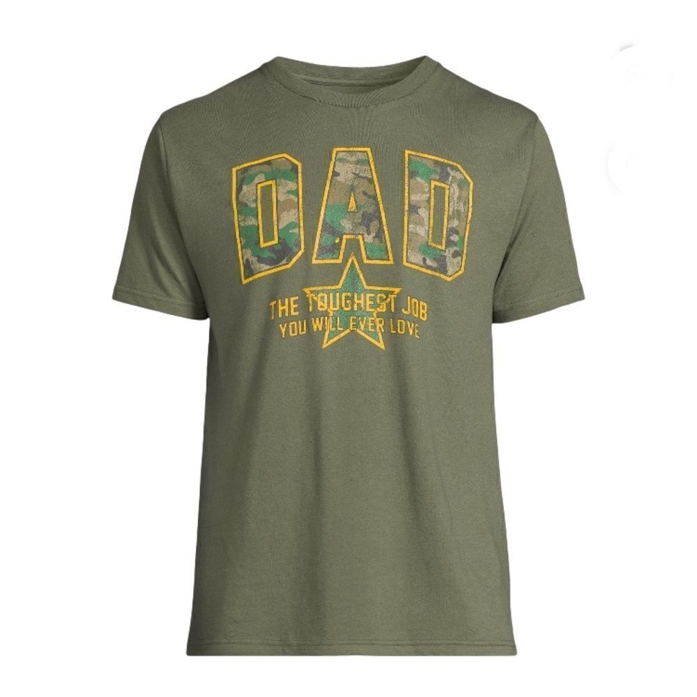 Men's Army Ranger Dad Graphic Short Sleeve Crewneck T-Shirt Size M